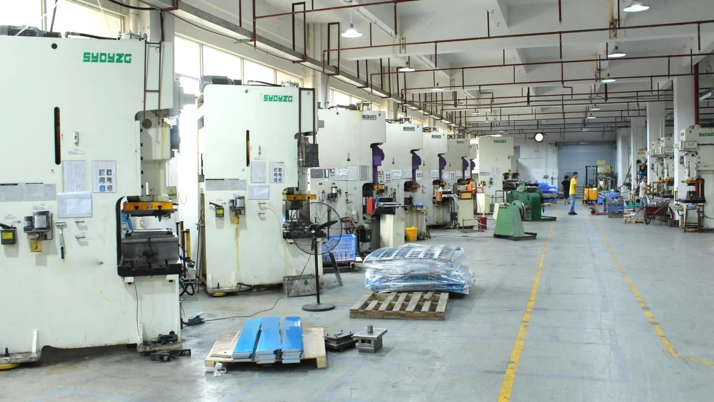 Manufacturing machinery at Hygea