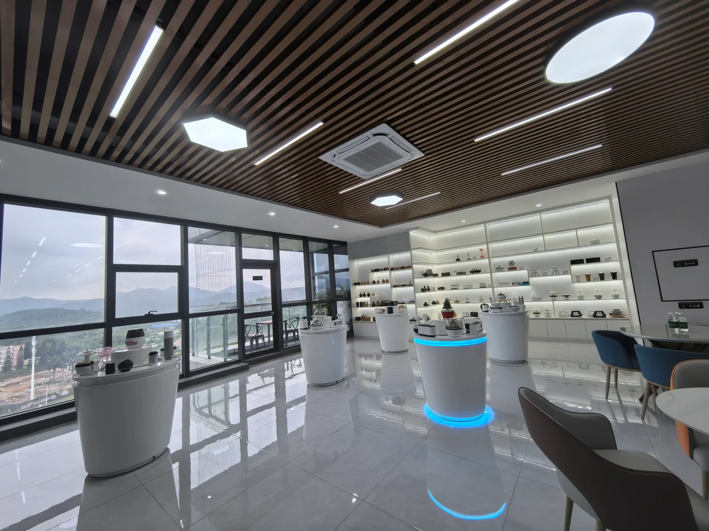 Hygea product sample room used for product development