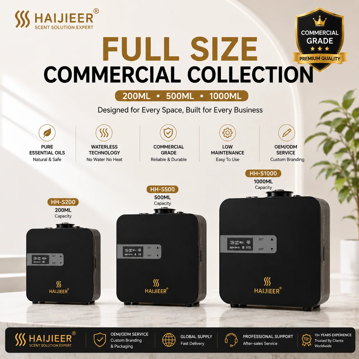 Rectangular diffuser size presentations