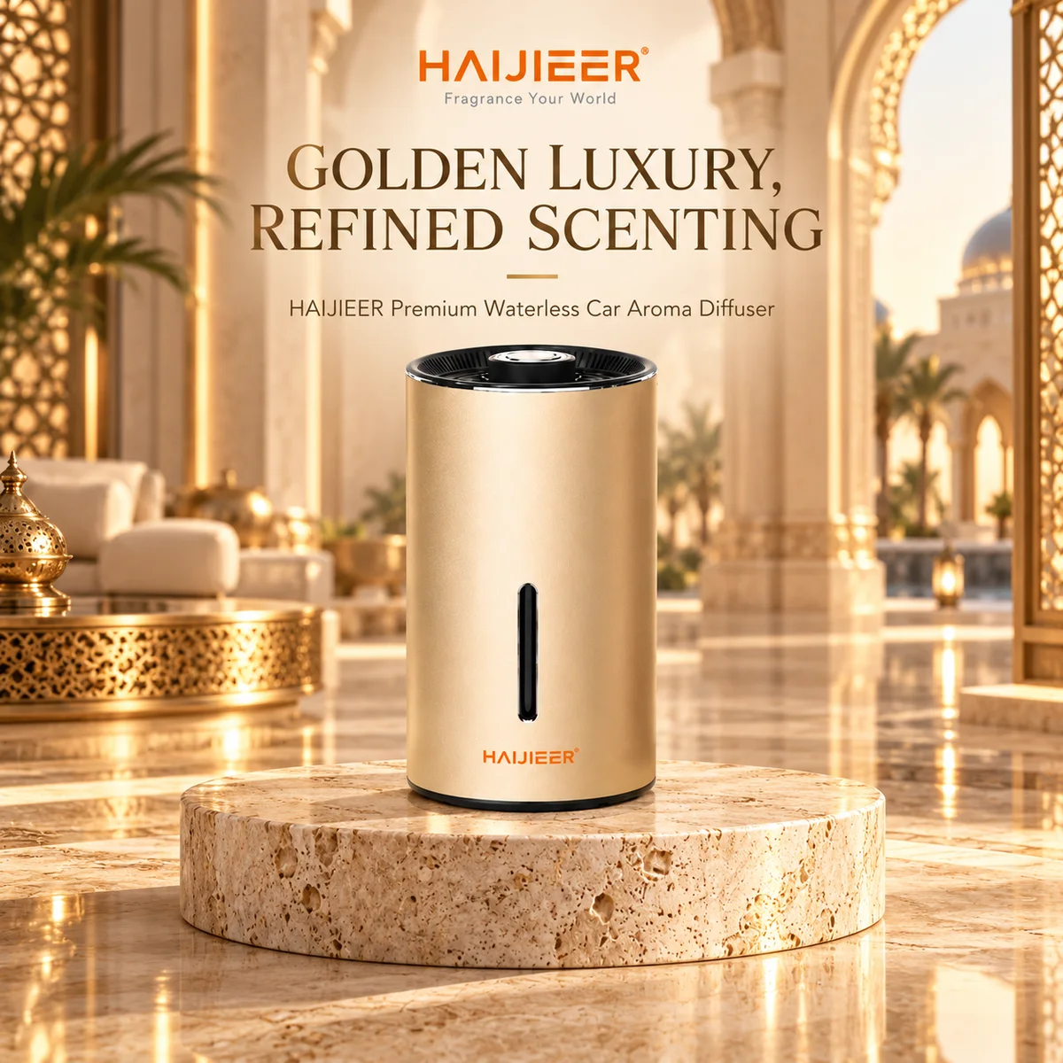 HH-C01 Champagne gold finish shown