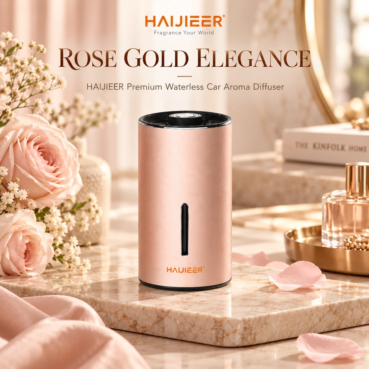 HH-C01 Rose gold finish shown