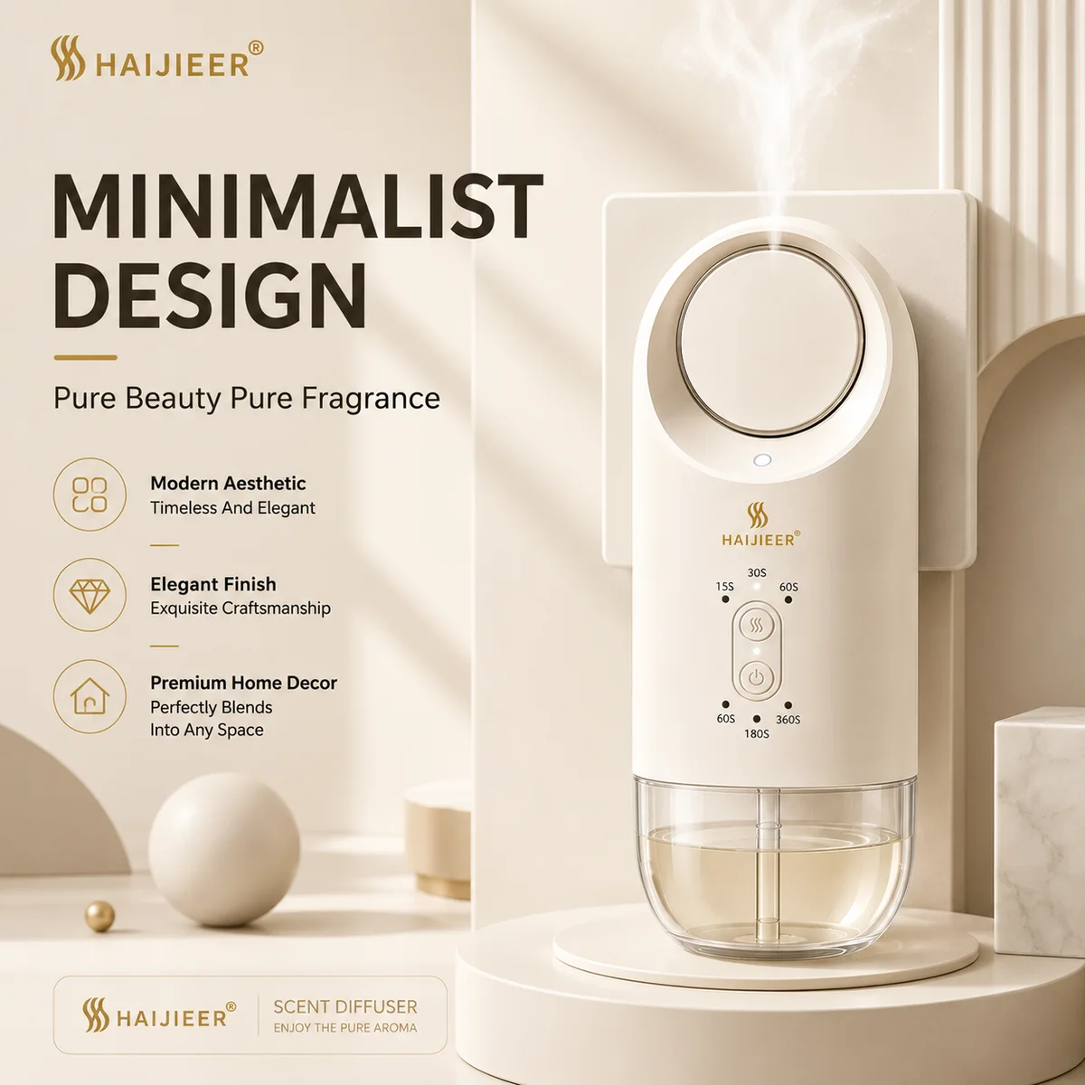 HH-W01 White wall-plug product presentation
